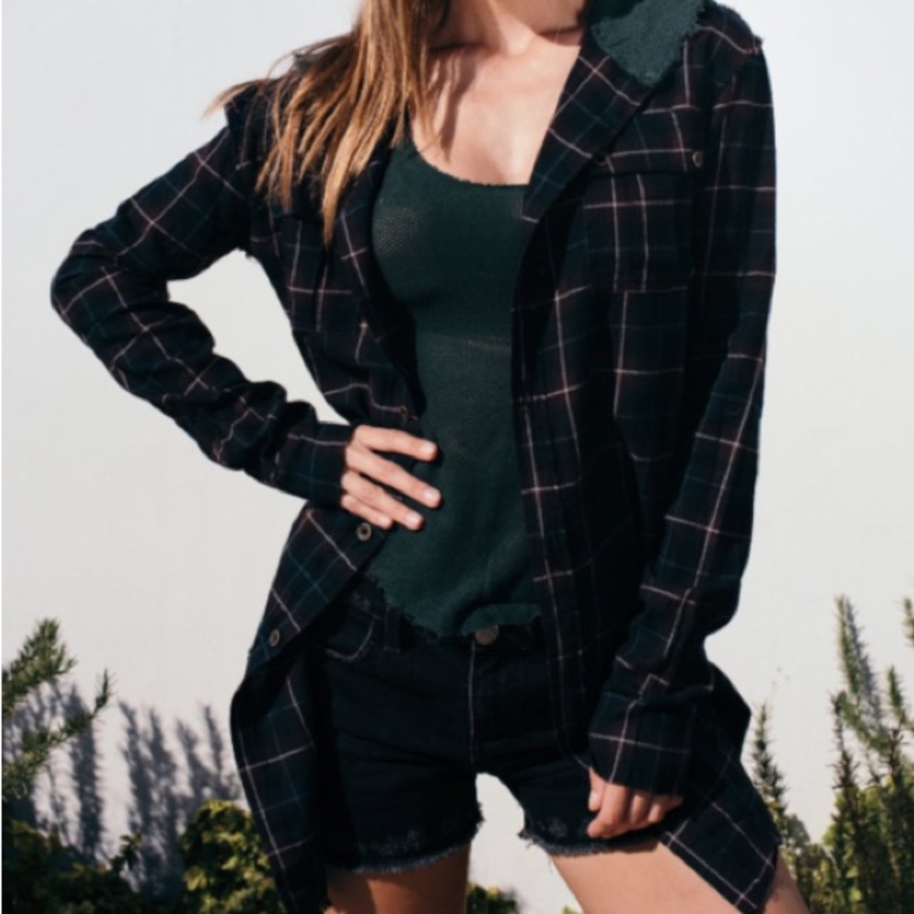 Tribe Kelley Cosmic Plaid Duster